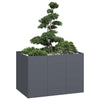 Jardinera vidaxx 120x80x80 cm acero antracita