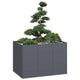 Fioriera Vidaxx 120x80x80 cm acciaio antracite