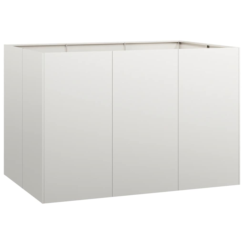 Jardinera vidaxx 120x80x80 cm acero inoxidable