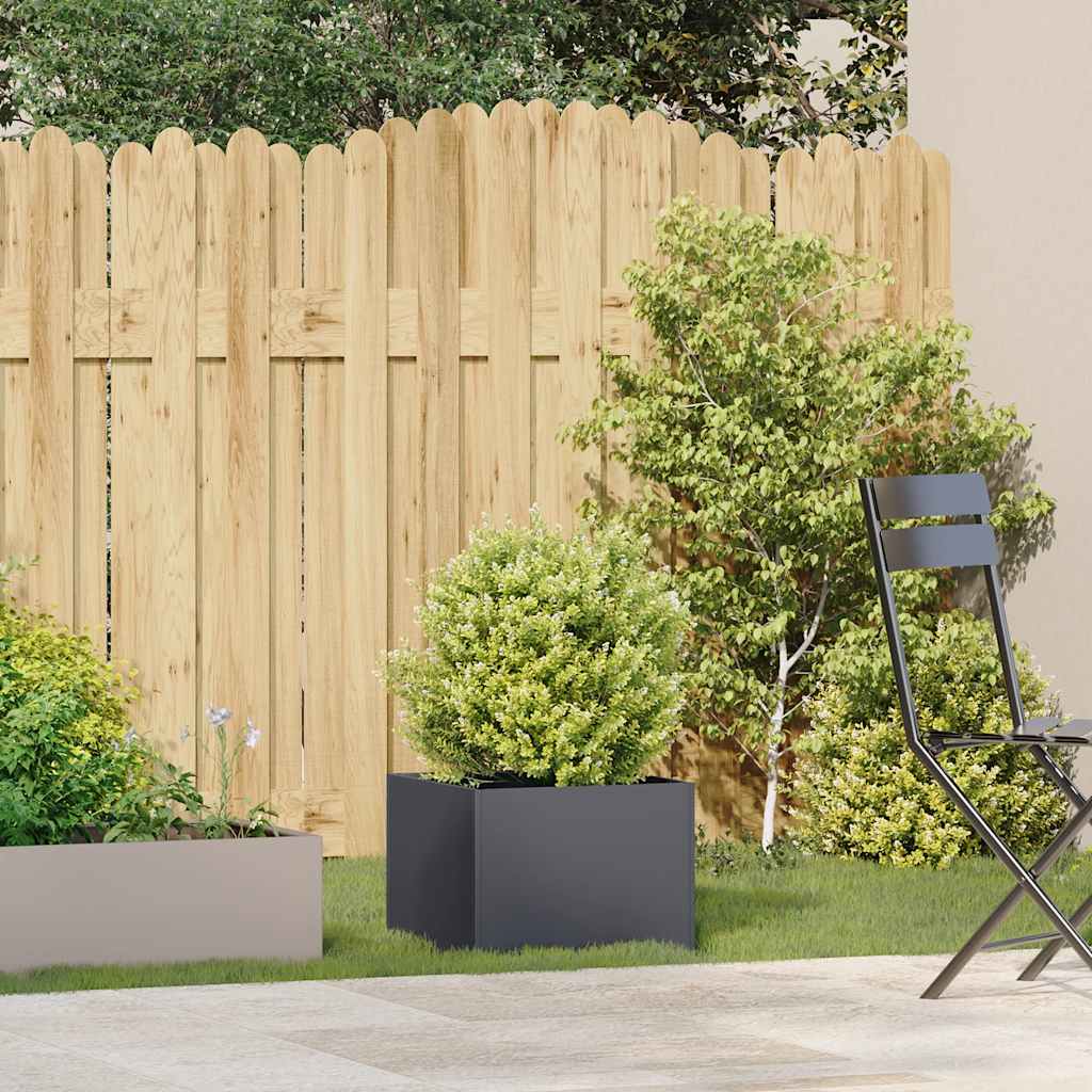Fioriera Vidaxx 40x40x30 cm acciaio antracite