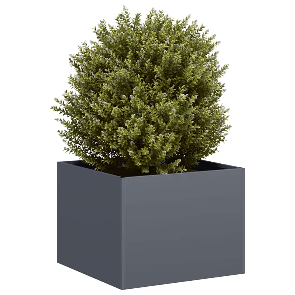 Fioriera Vidaxx 40x40x30 cm acciaio antracite