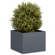Fioriera Vidaxx 40x40x30 cm acciaio antracite