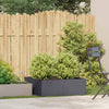 Fioriera Vidaxx 80x80x30 cm acciaio antracite