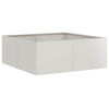 Fioriera Vidaxx 80x80x30 cm in acciaio inossidabile