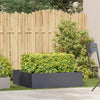 Fioriera Vidaxx 100x100x30 cm acciaio antracite