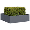 Fioriera Vidaxx 100x100x30 cm acciaio antracite