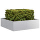 Vidaxl plantenbak 100x100x30 cm gegalvaniseerd staal