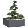 Fioriera Vidaxx 100x100x40 cm acciaio antracite