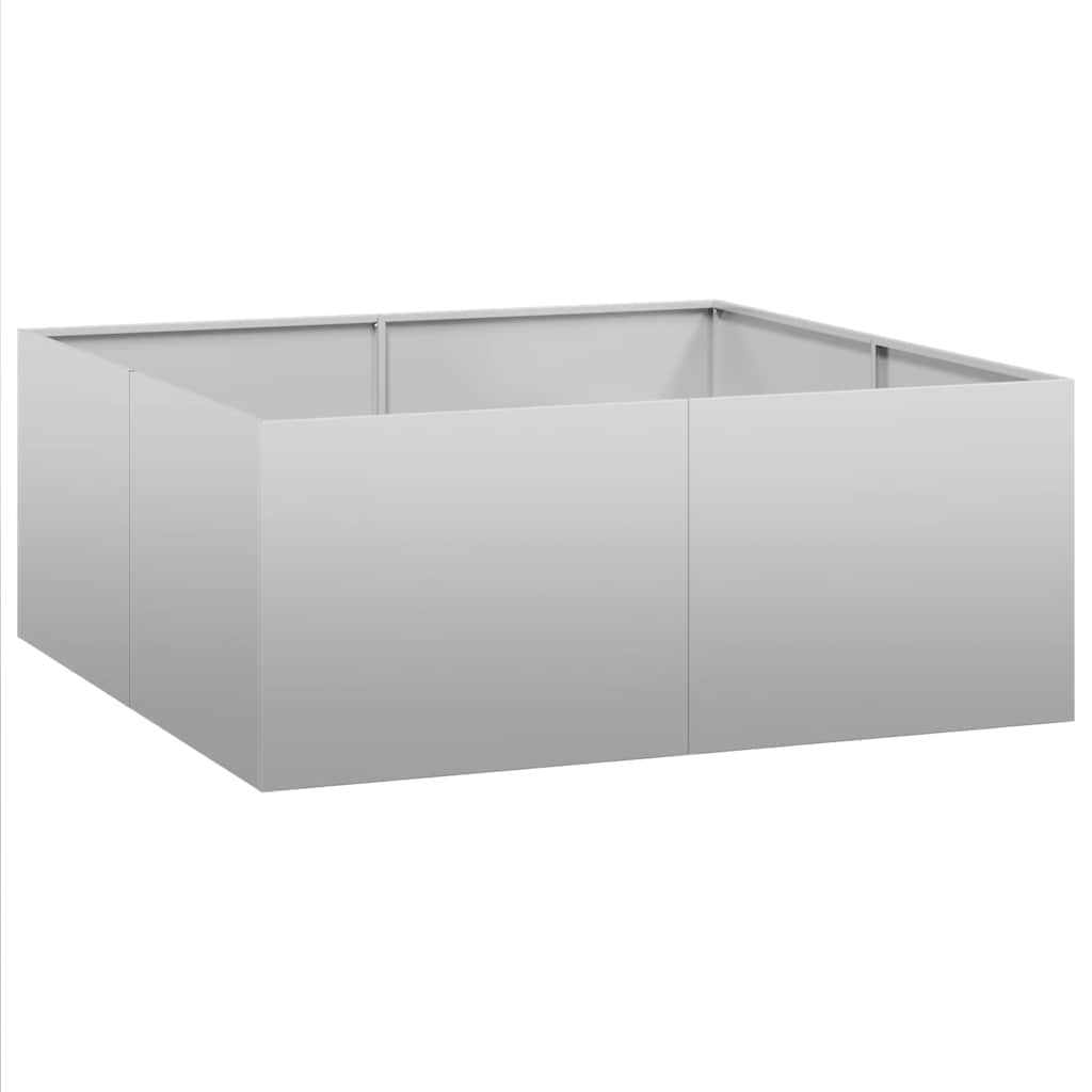 Vidaxl plantenbak 100x100x40 cm gegalvaniseerd staal