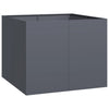 Fioriera Vidaxx 100x100x80 cm acciaio antracite