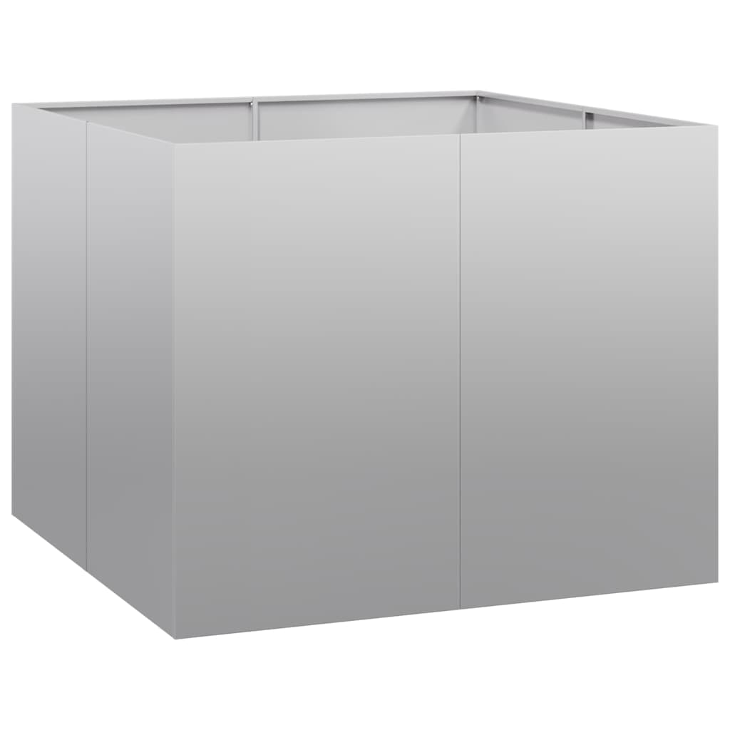 Vidaxl plantenbak 100x100x80 cm gegalvaniseerd staal