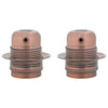 Vidaxl lamphouders 2 st rood brons e27