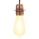 Vidaxl lamphouders 2 st rood brons e27