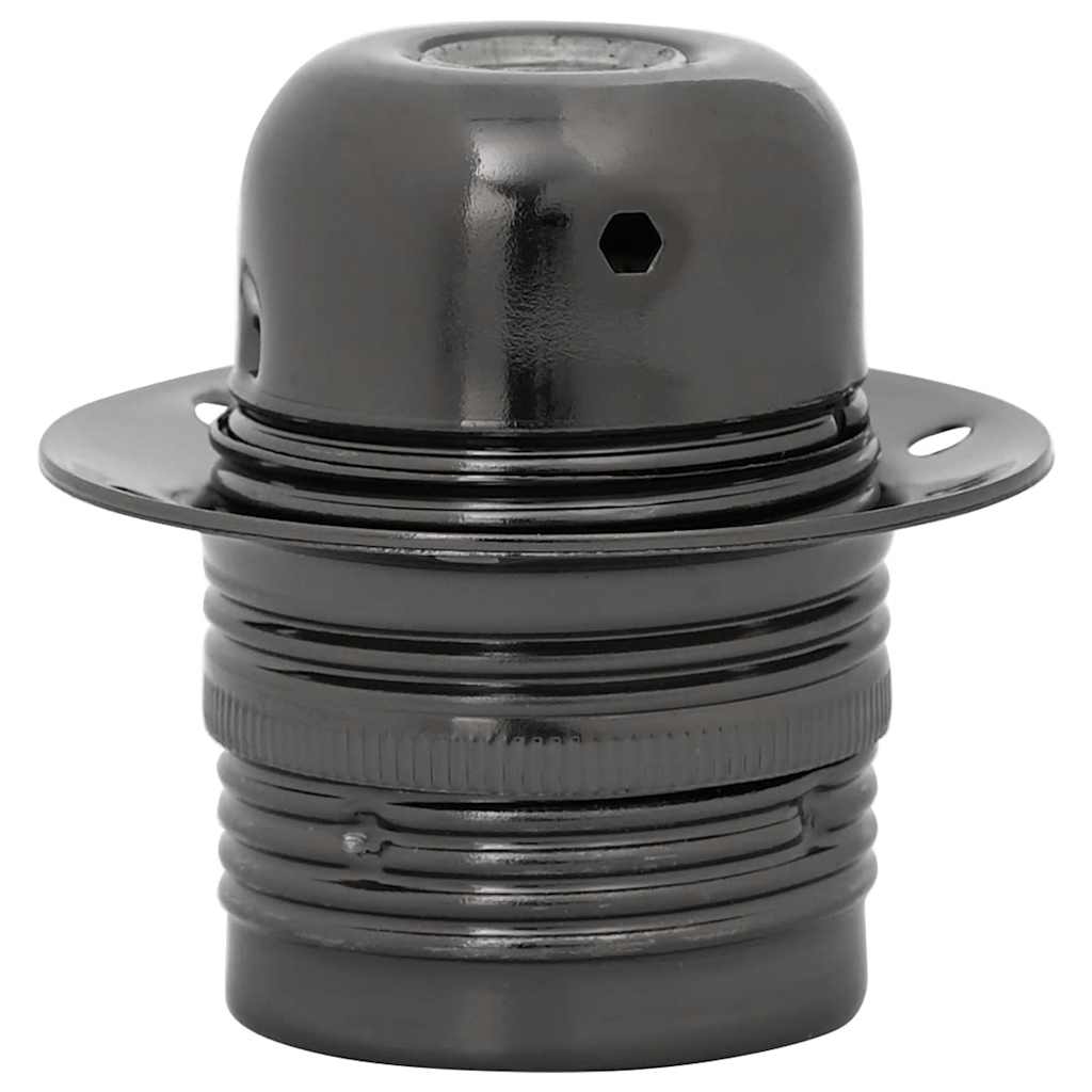 Vidaxl lamphouders 2 st glanzend zwart e27