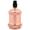 Portalampade VidaXL 2 pz oro rosa E27