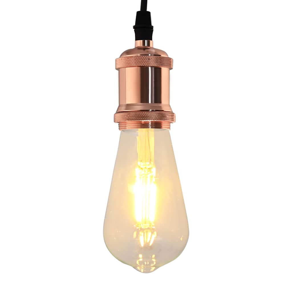 Portalampade VidaXL 2 pz oro rosa E27