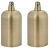 Vidaxl lamphouders 2 st brons e27