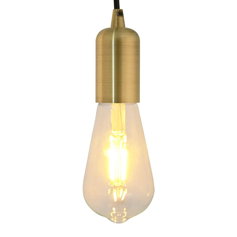 Portalampade VidaXL 2 pz bronzo E27