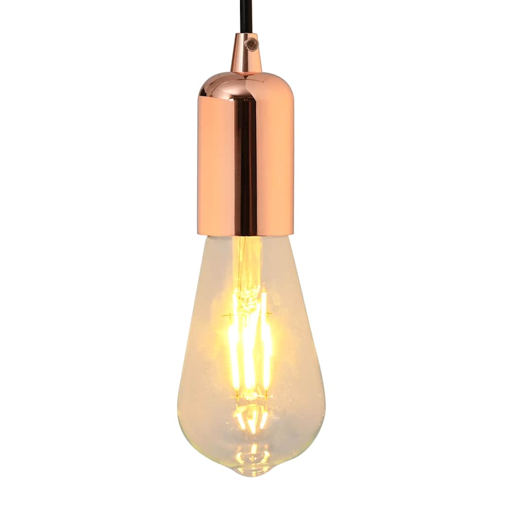 Portalampade VidaXL 2 pz oro rosa E27