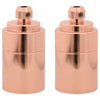 Vidaxl lamphouders 2 st roségoud e27