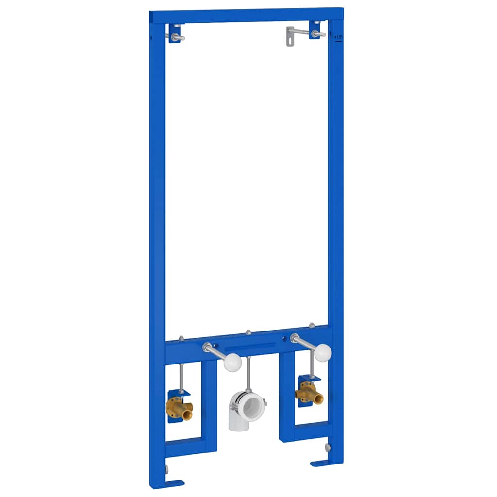 Supporto a parete per bagno Vidaxx blu 50 x 3 x 112 cm
