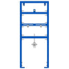 Vidaxl badkamer muursteun blauw 50 x 3 x 112 cm
