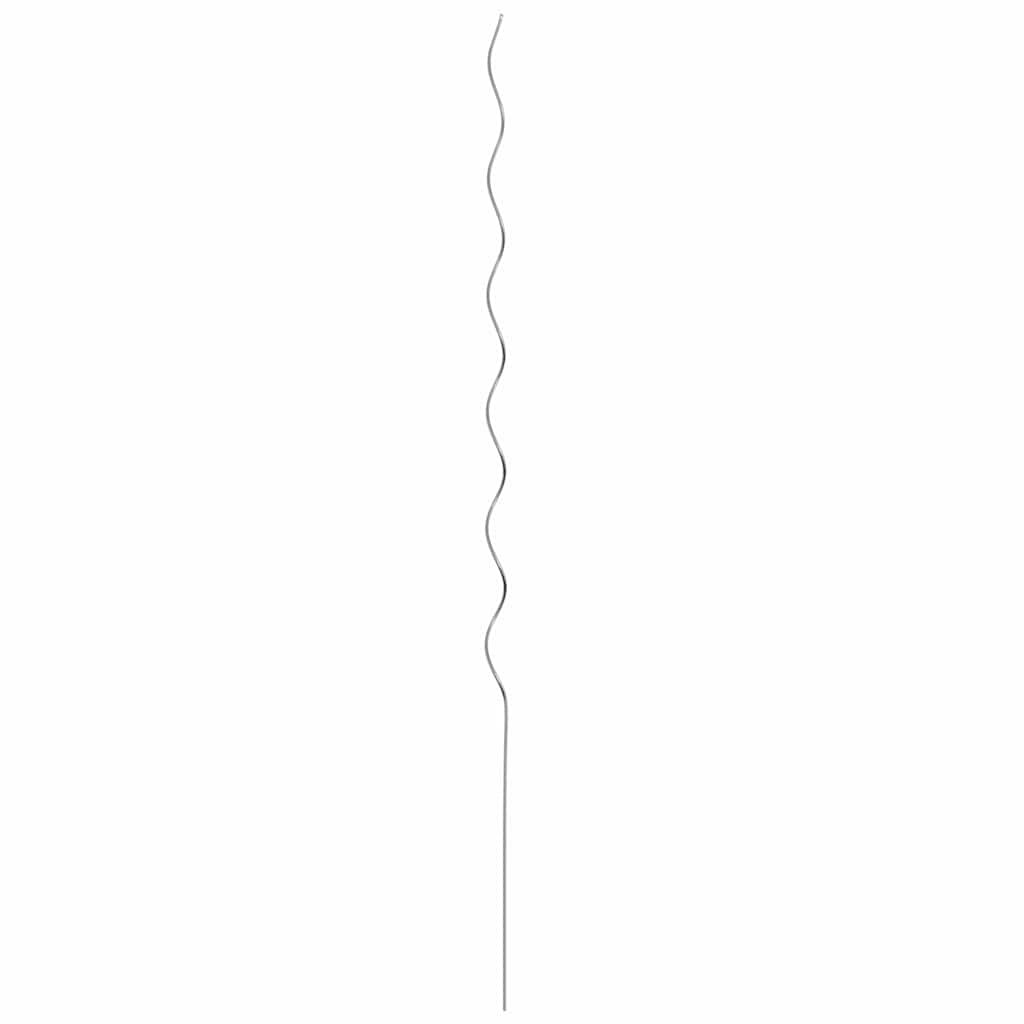 VidaXL supporto per piante 50 pezzi argento 110 x 0,6 x 0,6 cm in acciaio