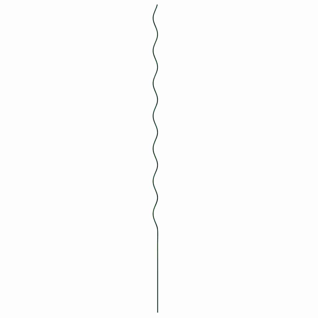 VidaXL supporto per piante 20 pezzi verde 110 x 0,6 x 0,6 cm in acciaio