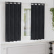 Tende oscuranti Vidaxl 2 pezzi velluto nero 140 x 175 cm
