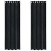 Tende oscuranti Vidaxl 2 pezzi velluto nero 140 x 260 cm
