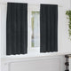 Tende oscuranti Vidaxl 2 pezzi velluto nero 140 x 175 cm