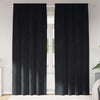 Vidaxl verduisterende gordijnen 2 pcs zwart 140 x 245 cm fluweel