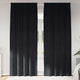 Tende oscuranti Vidaxl 2 pezzi velluto nero 140 x 260 cm