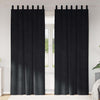 Tende oscuranti Vidaxl 2 pezzi velluto nero 140 x 245 cm