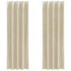 Tende oscuranti Vidaxl 2 pezzi crema 140 x 225 cm velluto