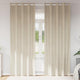 Tende oscuranti Vidaxl 2 pezzi crema 140 x 245 cm velluto