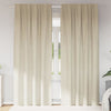 Tende oscuranti Vidaxl 2 pezzi crema 140 x 245 cm velluto