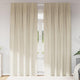 Tende oscuranti Vidaxl 2 pezzi crema 140 x 260 cm velluto