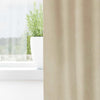 Vidaxl cortinas opacas 2 piezas crema 140 x 260 cm terciopelo