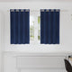 Tende oscuranti Vidaxl 2 pezzi blu scuro 140 x 140 cm in velluto