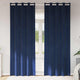 Tende oscuranti Vidaxl 2 pezzi blu scuro 140 x 245 cm in velluto