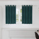 Tende oscuranti Vidaxl 2 pezzi verde scuro 140 x 140 cm in velluto