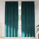 Vidaxx cortinas opacas 2 piezas terciopelo verde oscuro 140 x 225 cm