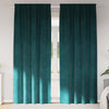 Vidaxl verduisterende gordijnen 2 pcs donkergroen 140 x 260 cm fluweel