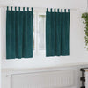 Tende oscuranti Vidaxl 2 pezzi verde scuro 140 x 140 cm in velluto