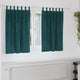Tende oscuranti Vidaxl 2 pezzi verde scuro 140 x 140 cm in velluto