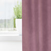 Vidaxl cortinas opacas 2 piezas terciopelo rosa oscuro 140 x 175 cm