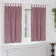 Vidaxl cortinas opacas 2 piezas terciopelo rosa oscuro 140 x 175 cm