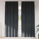 Vidaxl cortinas opacas 2 piezas terciopelo gris claro 140 x 225 cm