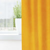 Vidaxl cortinas opacas 2 piezas terciopelo amarillo mostaza 140 x 225 cm